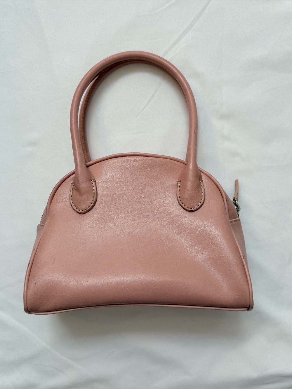 Nine West Elegant Blush Pink Leather Handbag
